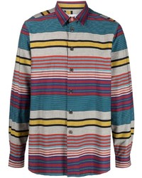 Paul Smith Stripe Print Cotton Shirt