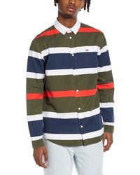 Tommy Jeans Tjm Retro Stripe Button Up Shirt