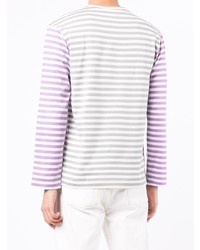 Comme Des Garcons Play Comme Des Garons Play Striped Long Sleeve T Shirt