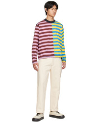 Sunnei Multicolor Striped Long Sleeve T Shirt