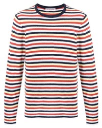 Orlebar Brown Stripe Print Long Sleeved T Shirt