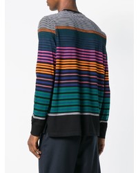 Ps By Paul Smith Striped Longsleeved T Shirt