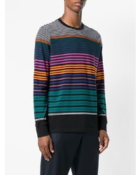 Ps By Paul Smith Striped Longsleeved T Shirt
