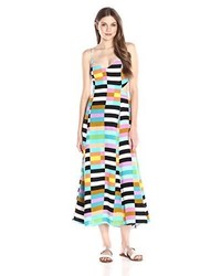 Mara Hoffman Flag Stripe Rainbow Maxi Dress