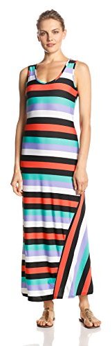 MSK Sleeveless Multicolored Striped Maxi Dress | Where to buy & how to wear