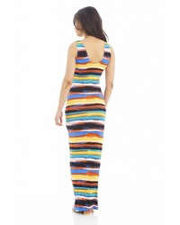 AX Paris Stripe Print Tube Maxi Dress Online