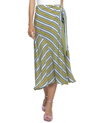ASTR the Label Stripe Midi Skirt
