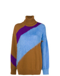Multi colored Horizontal Striped Oversized Sweater