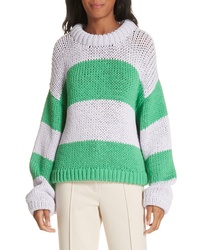 Tibi Tube Yarn Stripe Sweater
