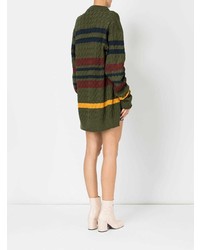 Y/Project Y Project Striped Cable Knit Jumper