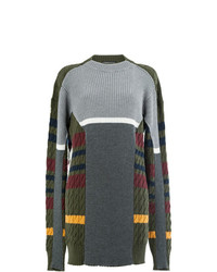 Y/Project Y Project Striped Cable Knit Jumper