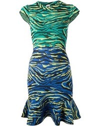 M Missoni Tiger Stripes Printed Dress