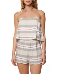 Multi colored Horizontal Striped Playsuit