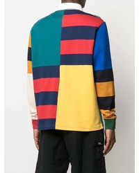 Lacoste Colour Block Long Sleeved Polo Shirt