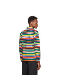 Li-Ning Multicolor Stripe Long Sleeve Polo