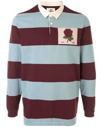 Kent & Curwen Rose Patch Colour Block Polo Shirt