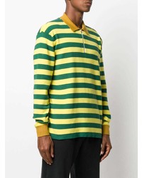 Sunnei Striped Longsleeve Polo Shirt