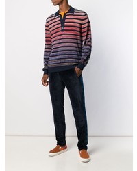 Missoni Striped Longsleeved Polo Shirt