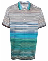 Missoni Abstract Stripe Polo Shirt