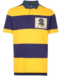 Kent & Curwen Colour Block Stripe Polo Shirt