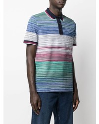 Missoni Multicolour Print Cotton Polo Shirt