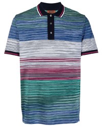 Missoni Multicolour Print Cotton Polo Shirt