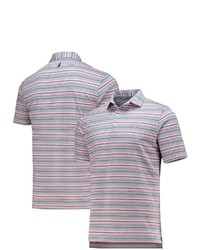 johnnie-O Navy The Players Gully Prep Formance Polo In Gray At Nordstrom