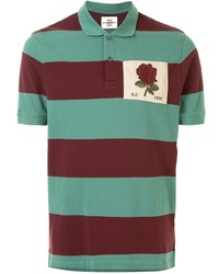 Kent & Curwen Rose Patch Colour Block Polo Shirt
