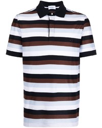 Salvatore Ferragamo Short Sleeved Striped Polo
