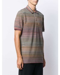 Missoni Short Sleeved Striped Polo Shirt