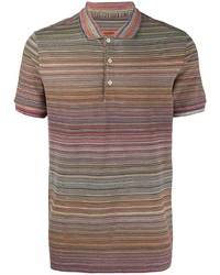 Missoni Short Sleeved Striped Polo Shirt