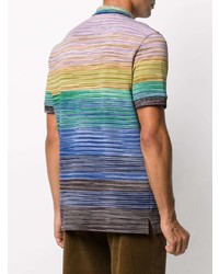 Missoni Space Dyed Stripe Polo Shirt