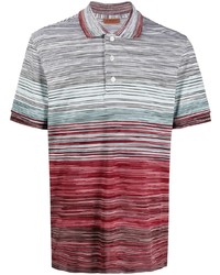 Missoni Stripe Print Cotton Polo Shirt
