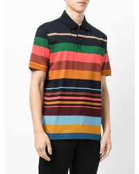 Paul Smith Striped Cotton Polo Shirt