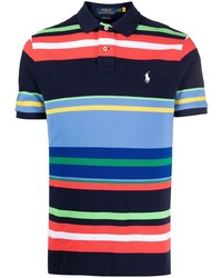 Polo Ralph Lauren Striped Embroidered Logo Polo Shirt