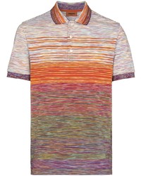 Missoni Striped Short Sleeve Polo Shirt