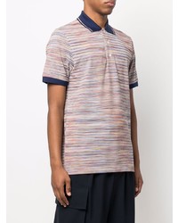 Missoni Striped Short Sleeve Polo Top