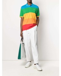 Lacoste X Polaroid Striped Polo Shirt