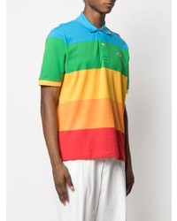 Lacoste X Polaroid Striped Polo Shirt