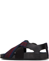 Paul Smith Multicolor Dark Striped Ray Sandals