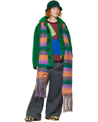 Marni Multicolor Brushed Mohair Scarf