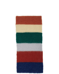 Marni Multicolor Mohair Stripes Knit Scarf
