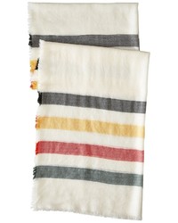 Pendleton Stripe Featherweight Wool Scarf Sweater