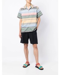 PS Paul Smith Multicolour Striped Short Sleeve Shirt