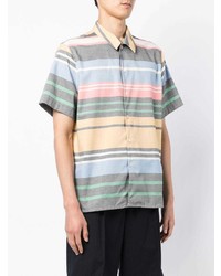 PS Paul Smith Multicolour Striped Short Sleeve Shirt