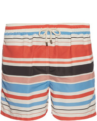 Multi colored Horizontal Striped Shorts