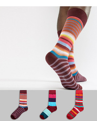 Paul Smith 3 Pack Bold Stripe Socks