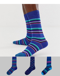 Paul Smith 3 Pack Stars And Stripes Socks