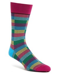 Bugatchi Stripe Socks Multi None