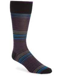 Calibrate Mercerized Stripe Socks